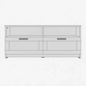 IKEA BRIMNES TV Bench assembled by Flatout Home Services in London