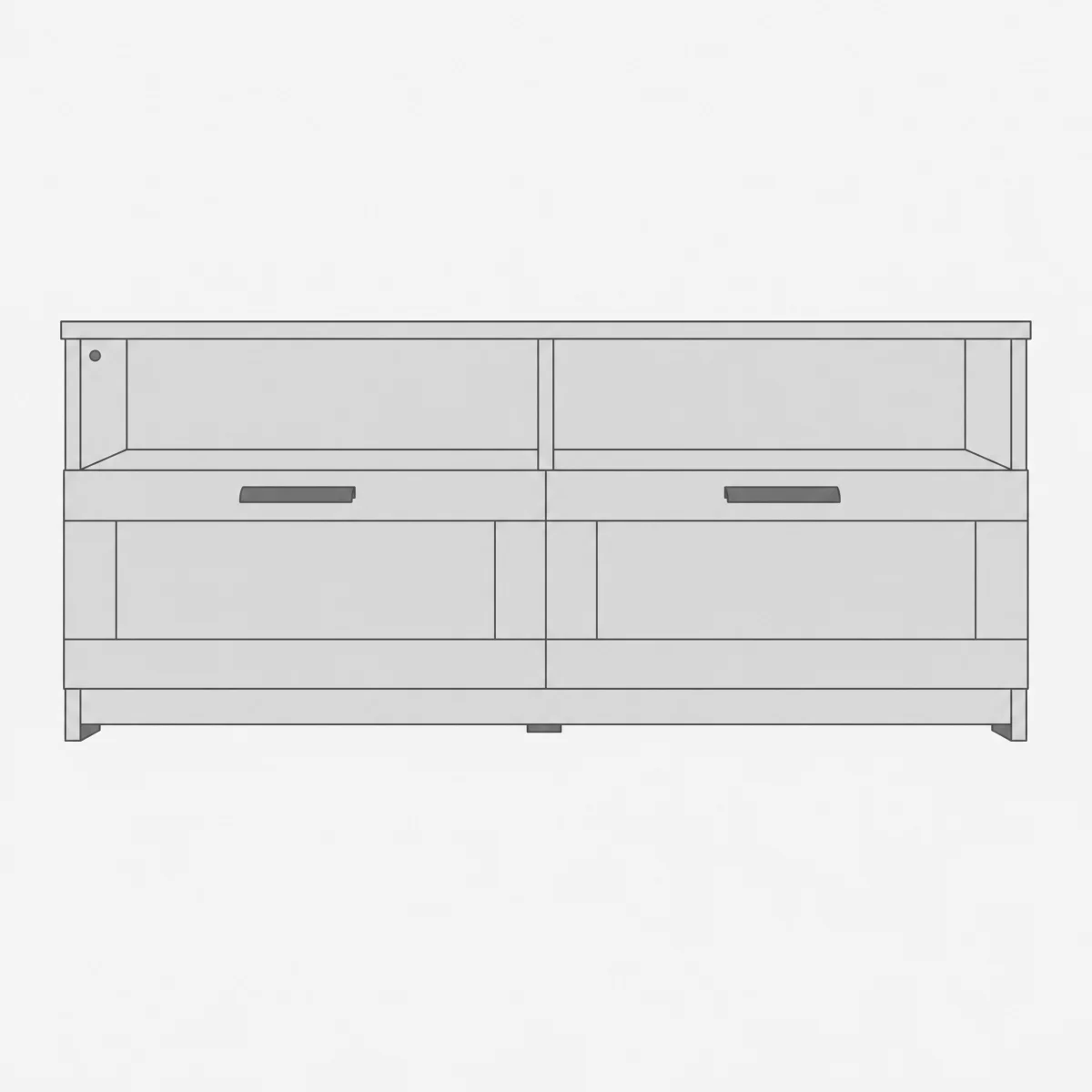 IKEA BRIMNES TV Bench assembled by Flatout Home Services in London