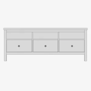 IKEA HEMNES TV Bench assembled by Flatout Home Services in London