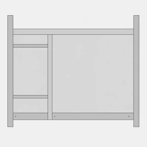 IKEA MICKE Add-on Unit High assembled by Flatout Home Services in London